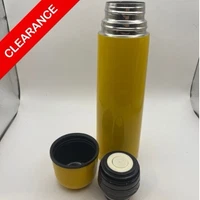 Yellow Stainless Steel Vacuum Flask Thermos Bottle 16 oz Leak Proof