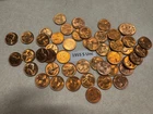 1955-S 1C RD Lincoln Cent Roll UNC