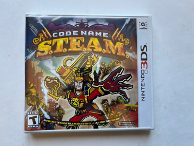 #ad Code Name S.T.E.A.M. Nintendo 3DS 2015 STEAM 3DS New Factory Sealed OOP $14.99