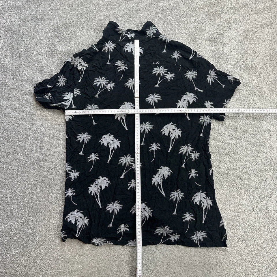 HAWAII Hemd Hawaiishirt Floral G-L Magnum Rockabilly Hawaiianer 19519 Schwarz - Bild 4 von 4