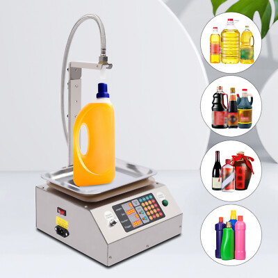 Liquid Filling Machine Automatic Bottle Filler 17L/M Microcomputer Quantitative