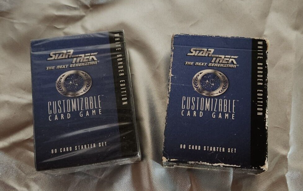 Star Trek The Next Generation カード 2枚セット Star Trek The Next Generation Set of 2 60 Starting Card Decks TCG