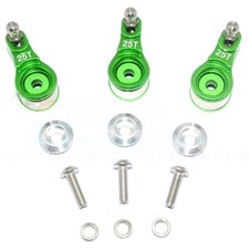 GPM Aluminum Servo Horn 25T w/ Built-In Spring Locking Diff 12Pcs Green : TRX-4