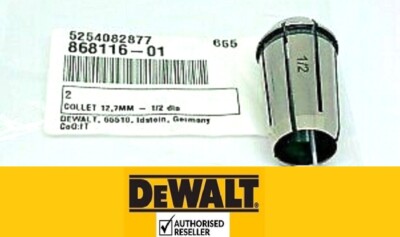 DeWalt 868116-01 Spannhülse 12,7 mm 1/2'' passt DW624 DW625 DW629 & Elu Trend