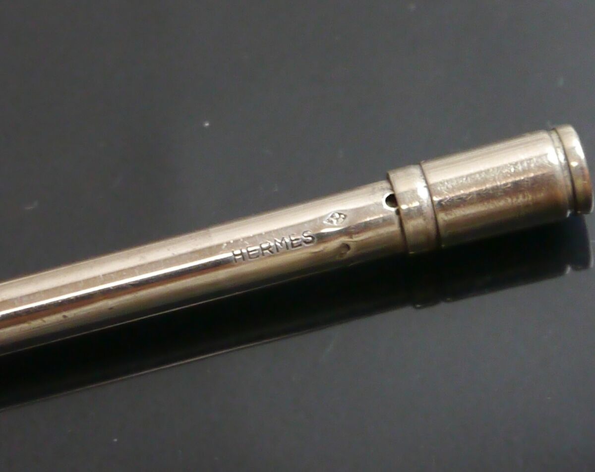 Authentic HERMES Ballpoint pen agenda chain vintage 3 Authentic HERMES Ballpoint pen agenda chain vintage 3
