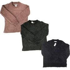 Loft Soft Women's Sweater Plush Side Split Top, Regular and Petite Sizes