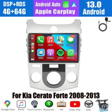 64gb Android 13 Car Radio Bt Wifi Stereo Carplay For Kia Cerato Forte 2008-2013