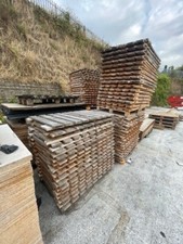 Pallet racking timber decking slated wood cheapest in UK £12.50 each  NOW SOLD 