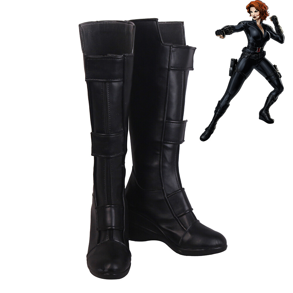Avengers Endgame Black Widow Natalia Romanova Shoes Cosplay Women