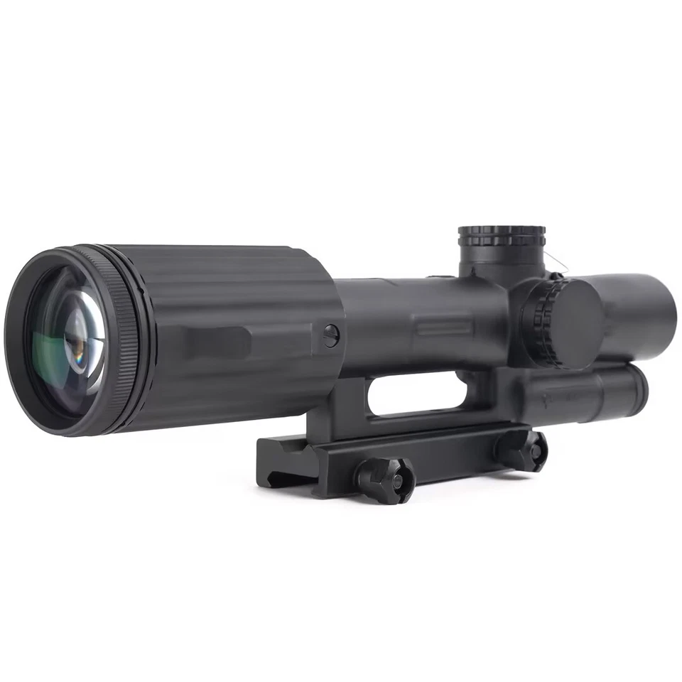 VCOG 1-6x24mm FFP mira círculo segmentado VC16 retículo vermelho iluminado - Imagem 4 de 4