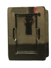 Molded Plastic For Three Ring Binder. Holds VHS Tape.