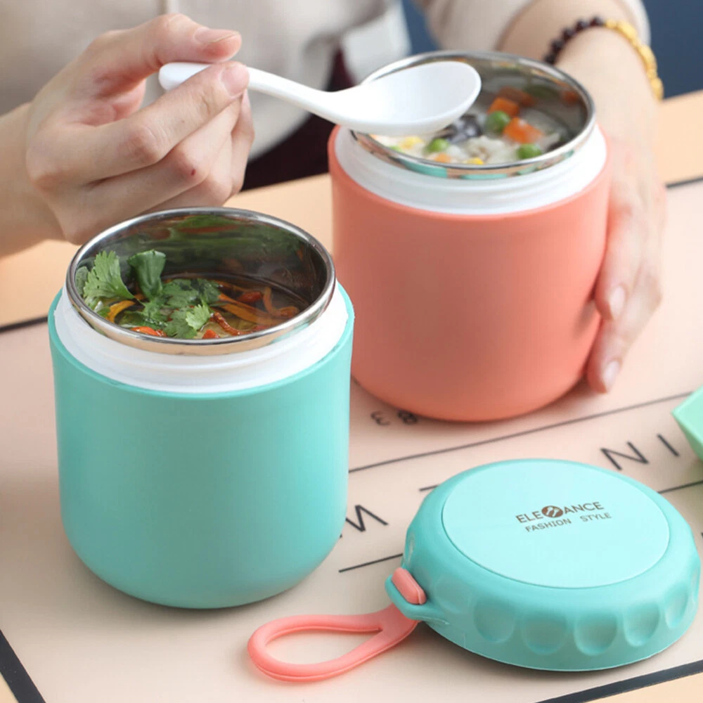 450ml Office School Food Container Soup Holder Outdoor Insulated Lunch Box