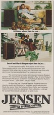 1977 Jensen Stereo Speakers - Bill Rock, Darrell & Marcia Jazz - Print Ad Photo