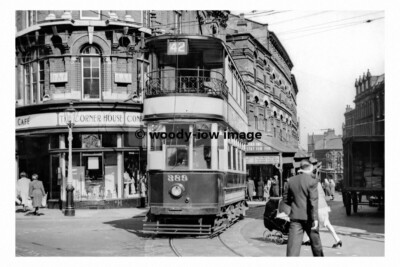 a0271 - Birmingham Tram 389 von The Corner House, Cafe - Druck 6x4