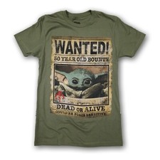 The Mandalorian Star Wars Baby Yoda Mad Engine Men's Green Short Sleeve T-shirt