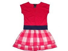 Chaps Little Girl's Checkered Dress Size 4