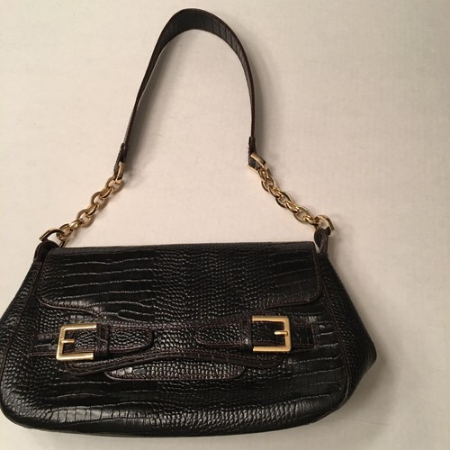 Bolso de Hombro Etienne Aigner Cuero en Grabado Cadena De | eBay