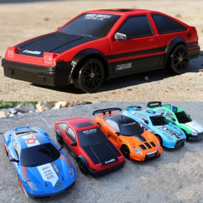 MARKENLOS 2.4G Drift Rc Car 4WD RC Drift Car Toy Remote Control GTR Model AE86 Vehicle Car