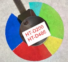 1pc for HiteVision honghe projector color wheel honghe HT-D200HT-D486color wheel