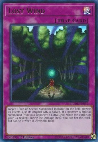 Lost Wind - DUDE-EN049 - Ultra Rare - 1st Edition x3 - Near Mint