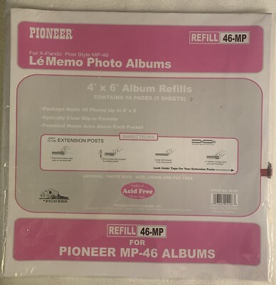 5-pk Pioneer 46-MP Refill Pages | eBay