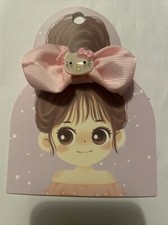 Hello Kitty Set Bow Center Boutique Handmade Stacked Hairbow Hair Bow New