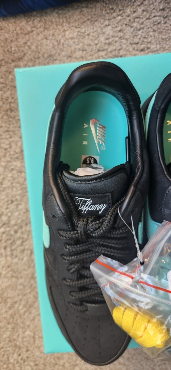 Nike Air Force 1 Low x Tiffany & Co. 1837 Black DZ1382-001 Nike Air Force 1 Low x Tiffany & Co. 1837 Black DZ1382-001