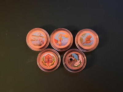 2015 Colorized National Parks America the Beautiful Coins *Set of all 5 Quarters