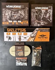 Tethrd Grit XL Saddle Realtree Platform Skeletor Sticks Combo Package 2 New