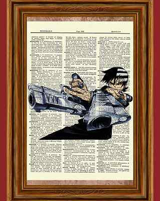 Soul Eater Dictionary Art Print Poster Picture Anime Manga Death the Kid Figure