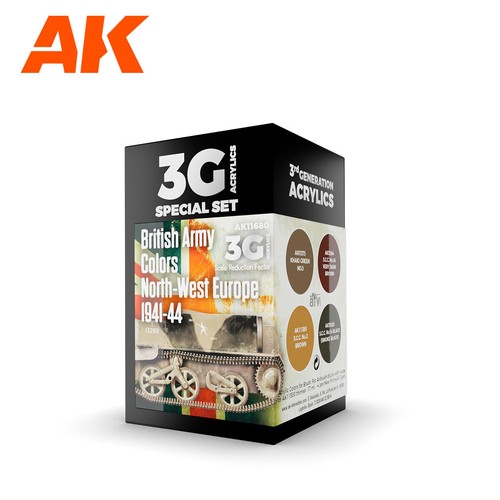 Juegos de pintura acrílica interactiva AK AFG 3g gama completa envío combinado de primera clase - Imagen 76 de 89