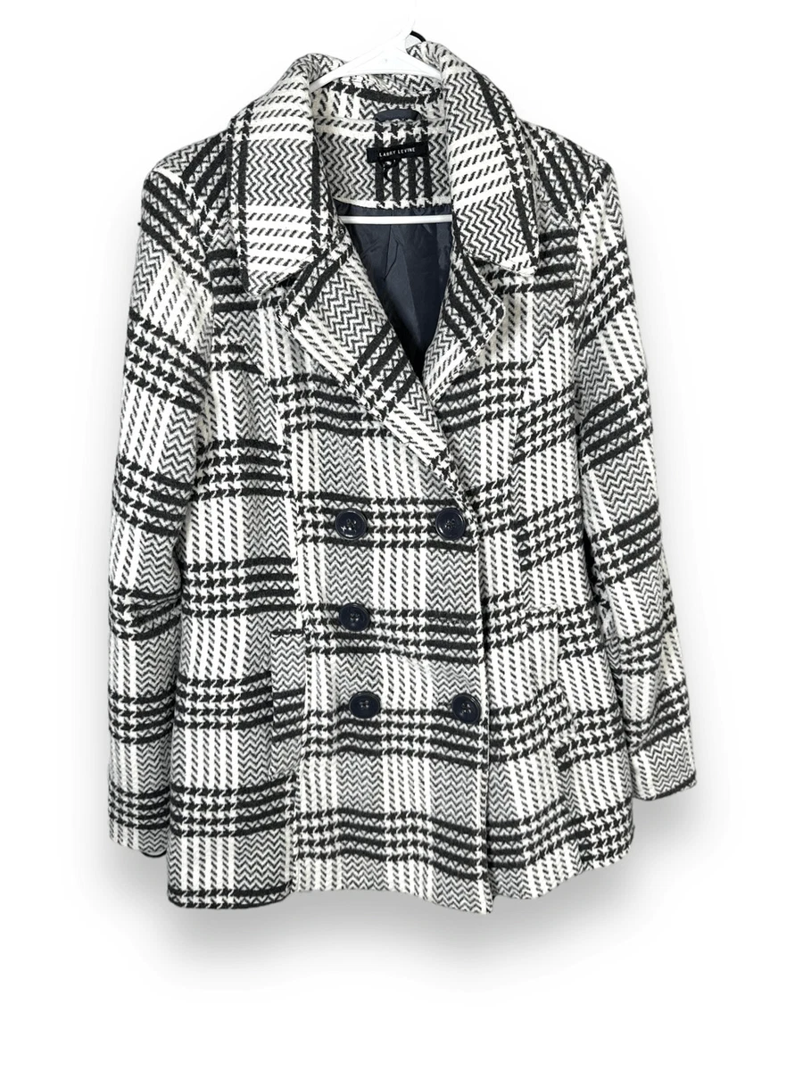 Larry Levine Double Breasted Carrie Peacoat