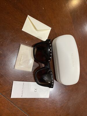 Valentino Sunglasses 001 Black V660SA 56-19-135 White Case Cleaning Cloth Valentino Sunglasses 001 Black V660SA 56-19-135 White Case  main image 4