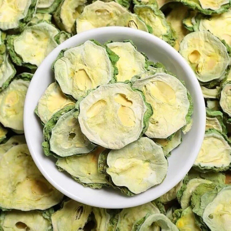 Dried Green Bitter Gourd Tea Slices Farmhouse Infused Tea