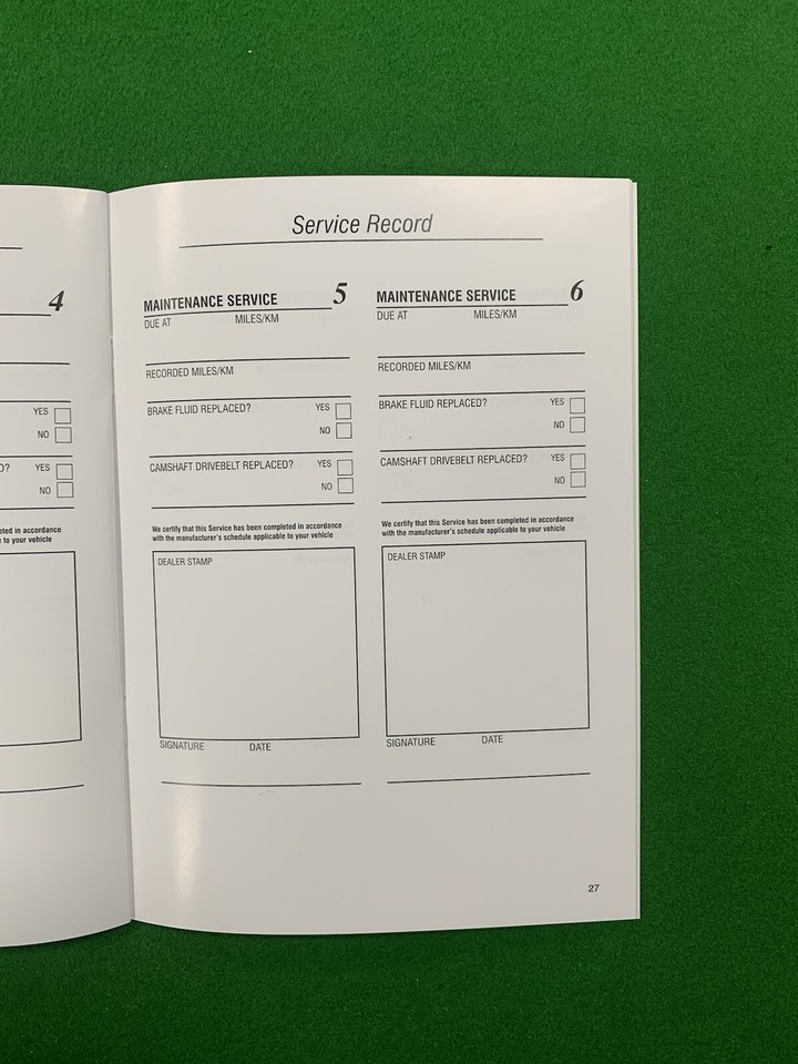 LAND ROVER & RANGE ROVER SERVICE HISTORY BOOK SUITABLE FOR ALL MODELS ...