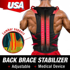 Back Posture Corrector Shoulder Straight Support Brace Belt Therapy Men Women