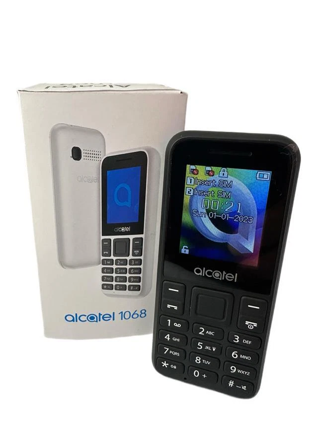Alcatel 1068 sealed boxed complete Black dual sim Unlocked 2G New * Warranty - Image 2 of 4