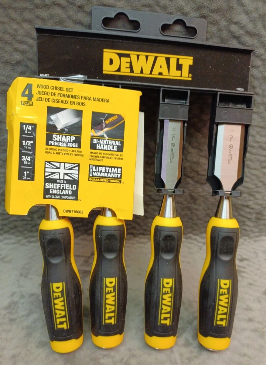 DeWalt 3 Piece Wood Chisel Set