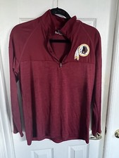 Washington Redskins Under Armor Heat Gear NFL Pull Over 1/4 Zip Men's Size Small
