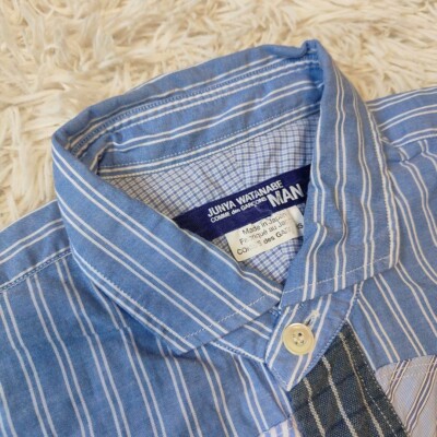 COMME des GARCONS Junya Watanabe Man Patchwork Shirt Striped