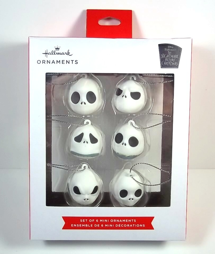 Hallmark Christmas mini ornament 6 pack NBC Many Faces of Jack NEW