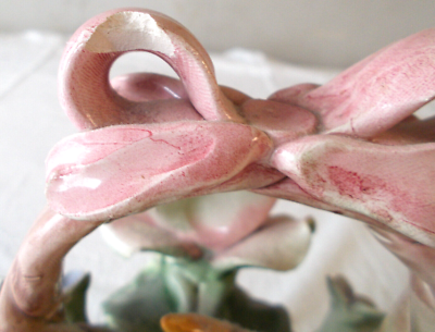 Vtg Nuova Italian Capodimonte Porcelain-Figurine Multi-Colored