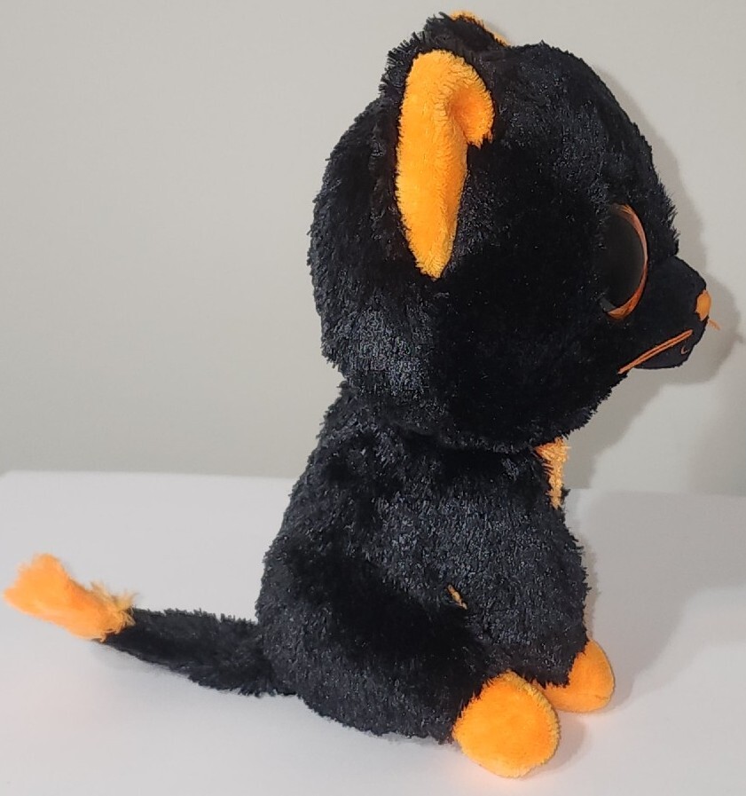 Ty Beanie Boos MOONLIGHT Halloween Black Cat (RED TAG) 6