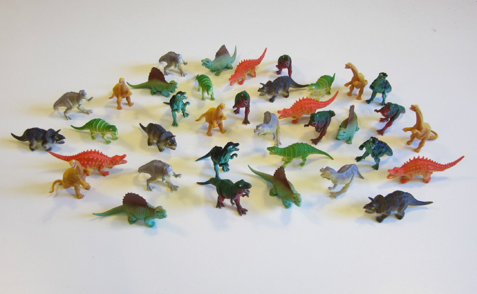 14 NEW ASSORTED TOY DINOSAURS 5" DINOSAUR FIGURES DINO ANIMAL KIDS PLAYSET