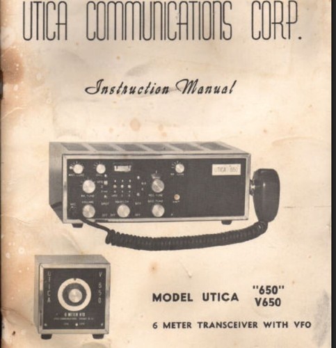 Utica 650 VFO for the 6 meter transceiver- serviced -tested -calibrated - Zdjęcie 2 z 7