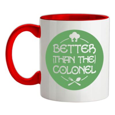 Better Than Chef Colonel - Keramiktasse - Sanders Huhn Fast Food Cook