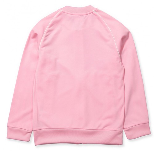 Adidas Children Superstar Tt Sweater Jacket Sports Training Pink 128-176 - Picture 3 of 3