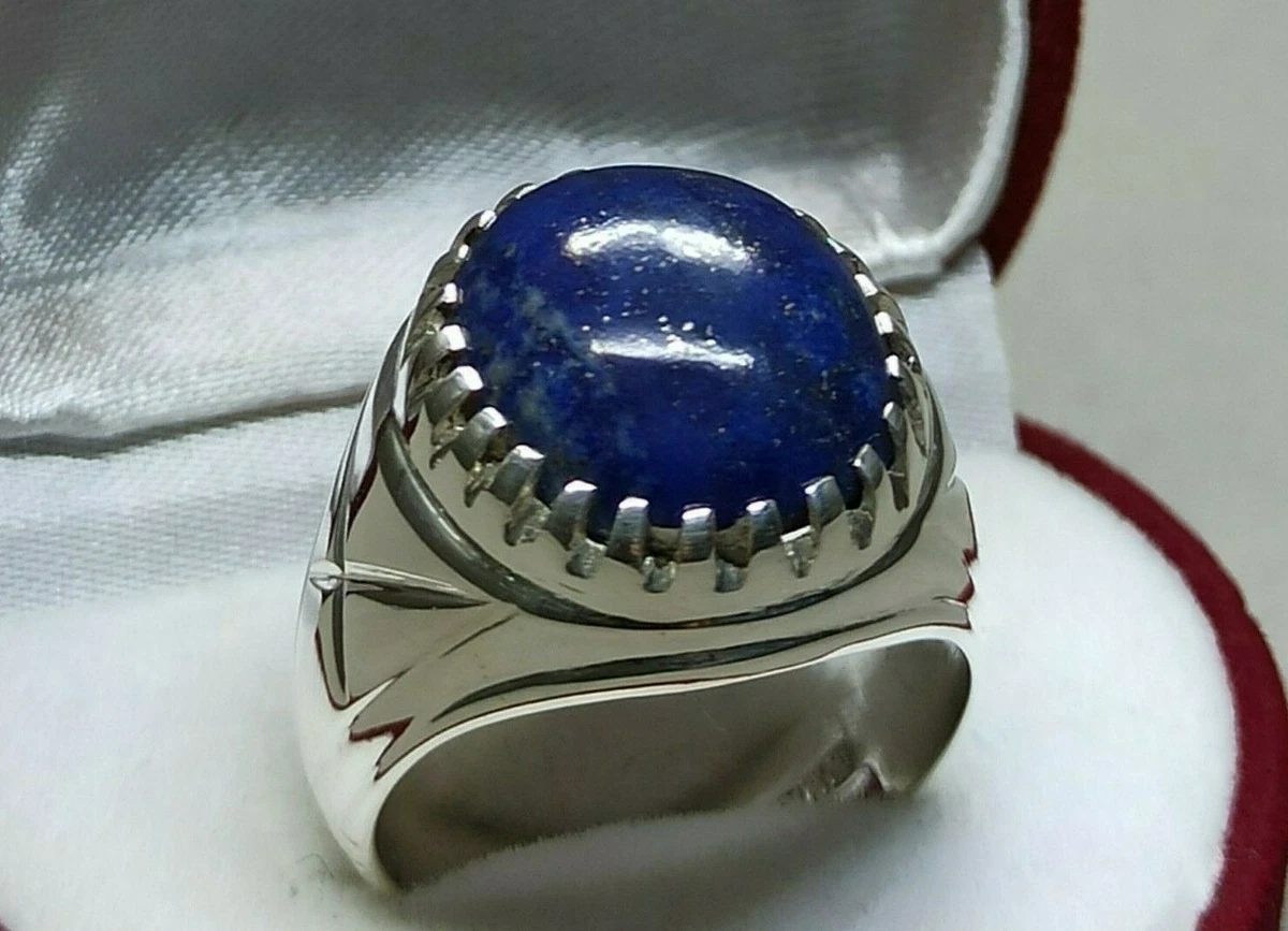 Lapis Lazuli Ring Sterling Silver - Spiritual Gifts Ireland