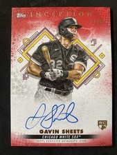 Gavin Sheets 2022 Inception Rookie On Card Auto /50 Chicago White Sox