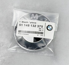 3.25in/82mm Black&White Front Fit BMW Roundel Hood Emblem Badge Replacement.